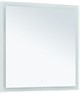AQUANET Зеркало Гласс 80 белый LED - фото 226480