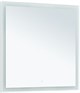 AQUANET Зеркало Гласс 80 белый LED - фото 226481