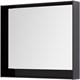 AQUANET Зеркало Милан 100 LED черный глянец - фото 226531