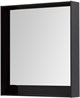 AQUANET Зеркало Милан 80 LED черный глянец - фото 226542