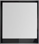 AQUANET Зеркало Милан 80 LED черный глянец - фото 226543