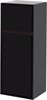 AQUANET Пенал подвесной малый Милан 35 черный глянец - фото 227028