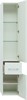 AQUANET Шкаф-Пенал подвесной Августа белый (ручки хром) - фото 227112