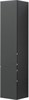 AQUANET Шкаф-Пенал подвесной Алвита 35 L серый антрацит - фото 227121