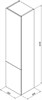 AQUANET Шкаф-Пенал подвесной Алвита 35 L серый антрацит - фото 227123