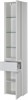 AQUANET Шкаф-Пенал подвесной / напольный Латина 35 белый - фото 227253