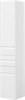 AQUANET Шкаф-Пенал подвесной / напольный Палермо 35 L белый глянец - фото 227258