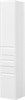 AQUANET Шкаф-Пенал подвесной / напольный Палермо 35 L белый глянец - фото 227259