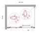 BELBAGNO Luce Душевой уголок прямоугольный размер 110x80 см профиль - хром / стекло - прозрачное, двери раздвижные, стекло 6 мм LUCE-AH-1-110/80-C-Cr - фото 228407