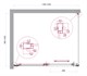 BELBAGNO Luce Душевой уголок прямоугольный размер 120x100 см профиль - хром / стекло - прозрачное, двери раздвижные, стекло 6 мм LUCE-AH-1-120/100-C-Cr - фото 228409