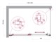 BELBAGNO Luce Душевой уголок прямоугольный размер 120x80 см профиль - хром / стекло - прозрачное, двери раздвижные, стекло 6 мм LUCE-AH-1-120/80-C-Cr - фото 228410