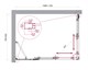 BELBAGNO Luce Душевой уголок прямоугольный размер 110x80 см профиль - хром / стекло - прозрачное, двери раздвижные, стекло 6 мм LUCE-AH-21-110/80-C-Cr - фото 228426
