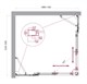BELBAGNO Luce Душевой уголок прямоугольный размер 110x105 см профиль - хром / стекло - прозрачное, двери раздвижные, стекло 6 мм LUCE-AH-22-110/105-C-Cr - фото 228444
