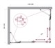 BELBAGNO Luce Душевой уголок прямоугольный размер 120x100 см профиль - хром / стекло - матовое, двери раздвижные, стекло 6 мм LUCE-AH-22-120/100-P-Cr - фото 228447