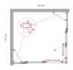BELBAGNO Luce Душевой уголок прямоугольный размер 120x115 см профиль - хром / стекло - прозрачное, двери раздвижные, стекло 6 мм LUCE-AH-22-120/115-C-Cr - фото 228450