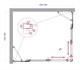 BELBAGNO Luce Душевой уголок прямоугольный размер 125x105 см профиль - хром / стекло - прозрачное, двери раздвижные, стекло 6 мм LUCE-AH-22-125/105-C-Cr - фото 228452