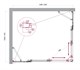 BELBAGNO Luce Душевой уголок прямоугольный размер 130x110 см профиль - хром / стекло - прозрачное, двери раздвижные, стекло 6 мм LUCE-AH-22-130/110-C-Cr - фото 228457