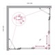 BELBAGNO Luce Душевой уголок квадратный размер 125x125 см профиль - хром / стекло - прозрачное, двери раздвижные, стекло 6 мм LUCE-A-22-100+25-C-Cr - фото 228520