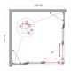 BELBAGNO Luce Душевой уголок квадратный размер 115x115 см профиль - хром / стекло - прозрачное, двери раздвижные, стекло 6 мм LUCE-A-22-90+25-C-Cr - фото 228556