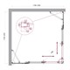 BELBAGNO Luce Душевой уголок квадратный размер 120x120 см профиль - хром / стекло - прозрачное, двери раздвижные, стекло 6 мм LUCE-A-22-90+30-C-Cr - фото 228563