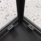 BELBAGNO Luce Душевой уголок квадратный размер 90x90 см профиль - черный / стекло - прозрачное, двери раздвижные, стекло 6 мм LUCE-A-2-90-C-NERO - фото 228585