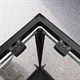 BELBAGNO Luce Душевой уголок квадратный размер 90x90 см профиль - черный / стекло - прозрачное, двери раздвижные, стекло 6 мм LUCE-A-2-90-C-NERO - фото 228586