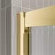 BELBAGNO Luce Душевой уголок квадратный размер 90x90 см профиль - золото / стекло - прозрачное, двери раздвижные, стекло 6 мм LUCE-A-2-90-C-ORO - фото 228589