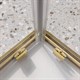 BELBAGNO Luce Душевой уголок квадратный размер 90x90 см профиль - золото / стекло - прозрачное, двери раздвижные, стекло 6 мм LUCE-A-2-90-C-ORO - фото 228590