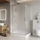 BELBAGNO Luce Душевой уголок прямоугольный размер 120x100 см профиль - хром / стекло - матовое, двери раздвижные, стекло 6 мм LUCE-AH-22-120/100-P-Cr - фото 228772