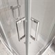 BELBAGNO Luce Душевой уголок прямоугольный размер 125x105 см профиль - хром / стекло - прозрачное, двери раздвижные, стекло 6 мм LUCE-AH-22-125/105-C-Cr - фото 228794