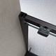BELBAGNO Luce Душевая дверь в нишу ширина 120 см профиль - черный / стекло - прозрачное, двери раздвижные, стекло 6 мм LUCE-BF-1-120-C-NERO - фото 228872