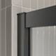 BELBAGNO Luce Душевая дверь в нишу ширина 120 см профиль - черный / стекло - прозрачное, двери раздвижные, стекло 6 мм LUCE-BF-1-120-C-NERO - фото 228873