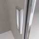 BELBAGNO Luce Душевая дверь в нишу ширина 120 см профиль - хром / стекло - матовое, двери раздвижные, стекло 6 мм LUCE-BF-1-120-P-Cr - фото 228879