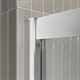 BELBAGNO Luce Душевая дверь в нишу ширина 120 см профиль - хром / стекло - матовое, двери раздвижные, стекло 6 мм LUCE-BF-1-120-P-Cr - фото 228880