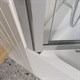 BELBAGNO Luce Шторка на ванну ширина 90 см профиль - хром / стекло - прозрачное, двери распашные, стекло 6 мм LUCE-VF-11-90/145-C-Cr - фото 228903