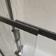 BELBAGNO Luce Шторка на ванну ширина 100 см профиль - черный / стекло - прозрачное, двери распашные, стекло 6 мм LUCE-VF-11-100/145-C-NERO - фото 228909