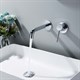 AQUATEK Смеситель для раковины настенный 2 отв. (внешняя и скрытая часть)  AQ1313CR ЕВРОПА AQ1313CR - фото 230787