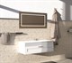 SANVIT Турин-1 Тумба под раковину подвесная для ванной комнаты , 1 выдвижной ящик , 3Д царга  (раковина r9090d) - фото 233881