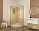 NIAGARA Luxe Душевая кабина 1/4 круга размер 90x90 см, профиль - золото / стекло - прозрачное NIAGARA7701G - фото 235729