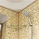 NIAGARA Luxe Душевая кабина 1/4 круга размер 90x90 см, профиль - золото / стекло - прозрачное NIAGARA7701G - фото 235730
