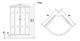 NIAGARA Luxe Душевая кабина 1/4 круга размер 90x90 см, профиль - золото / стекло - прозрачное NIAGARA7701G - фото 235731