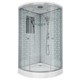 NIAGARA Luxe Душевая кабина 1/4 круга размер 90x90 см, профиль - серебро / стекло - прозрачное NIAGARA7701W - фото 235732