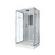 NIAGARA Luxe Душевая кабина прямоугольник размер 120x90 см, профиль - серебро / стекло - прозрачное NIAGARA7772QW - фото 235777