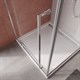 CEZARES Liner Душевой уголок прямоугольный размер 90x90 см, профиль - хром / стекло - прозрачное, двери распашные LINER-A-1-90-C-Cr-L - фото 237005