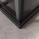 CEZARES Liner Душевой уголок прямоугольный размер 90x90 см, профиль - черный / стекло - прозрачное, двери распашные LINER-A-1-90-C-NERO-L - фото 237012