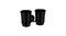 FIXSEN Luksor Подстаканник двойной, цвет черный сатин - фото 24113