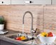 VITRA Masterline Смеситель для кухни, с выдвижным изливом, хром A42153EXP - фото 242386