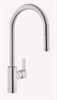 VITRA Masterline Смеситель для кухни, с выдвижным изливом, хром A42153EXP - фото 242388