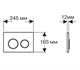 AQUATEK Diva SET (рама AQUATEK Standard INS-0000012+ кркпеж KKI-0000002+клавиша KDI-0000020+унитаз ДИВА AQ2012-00 с тонким сиденьем soft-close) - фото 247626