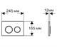 AQUATEK Lugano SET (рама AQUATEK Standard INS-0000012+ кркпеж KKI-0000002+клавиша KDI-0000017+унитаз ЛУГАНО AQ2002-00 с тонким сиденьем soft-close) - фото 247664